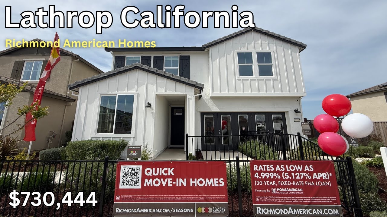 🏡Touring Richmond American Homes (houses for sale in lathrop california) Starting $730k