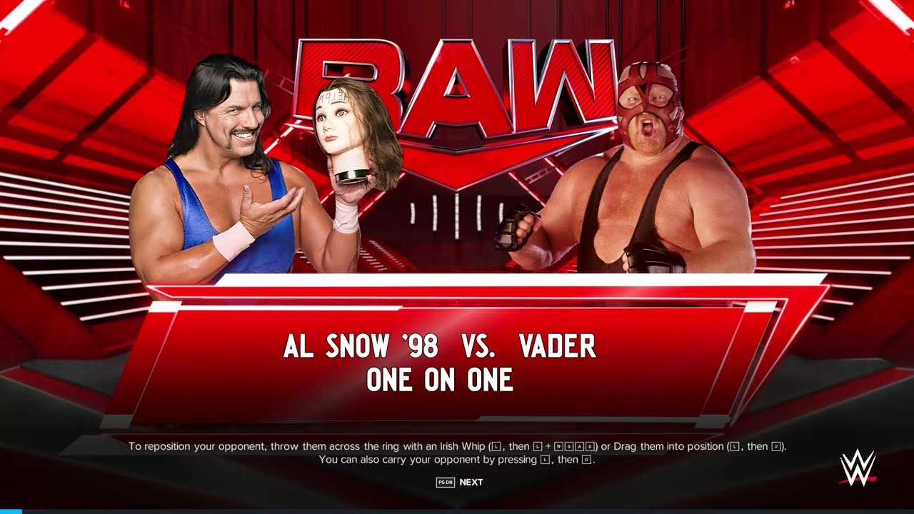 WWE 2K24 Al Snow VS Vader