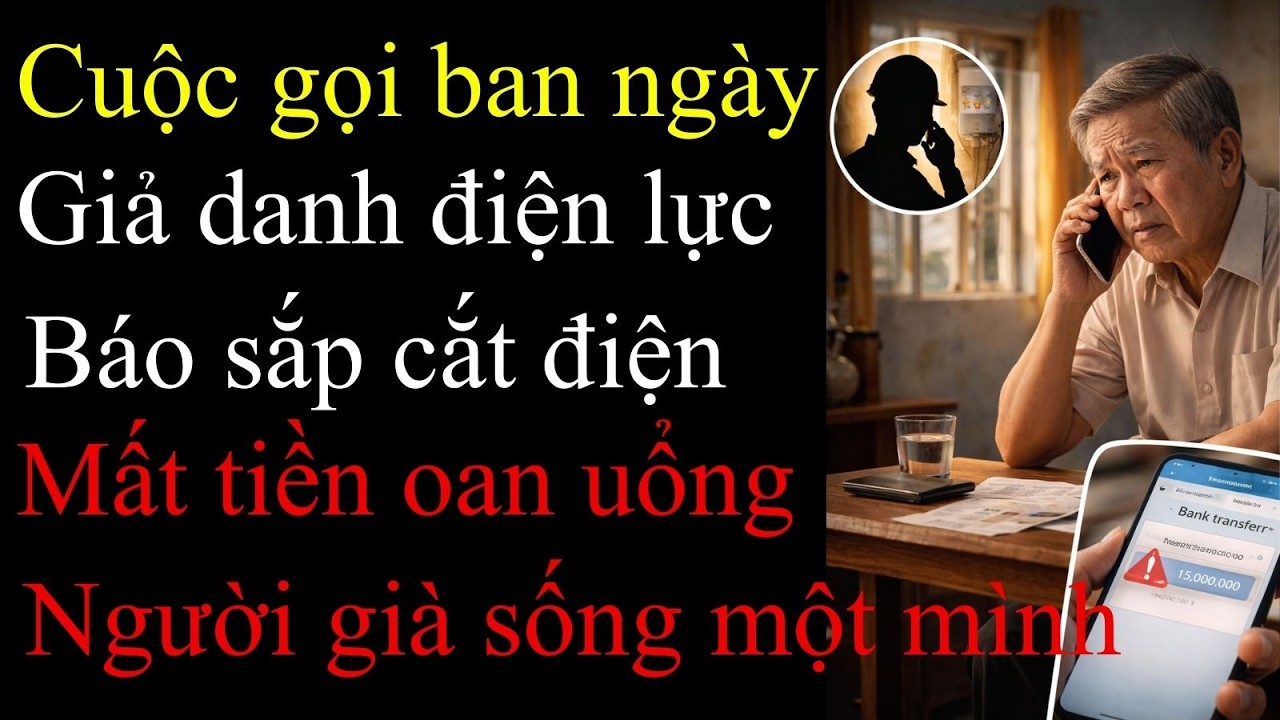 Giả Danh Nhân Viên Điện Lực, Chỉ Một Cuộc Gọi Ban Ngày Khiến Người Già Mất Tiền