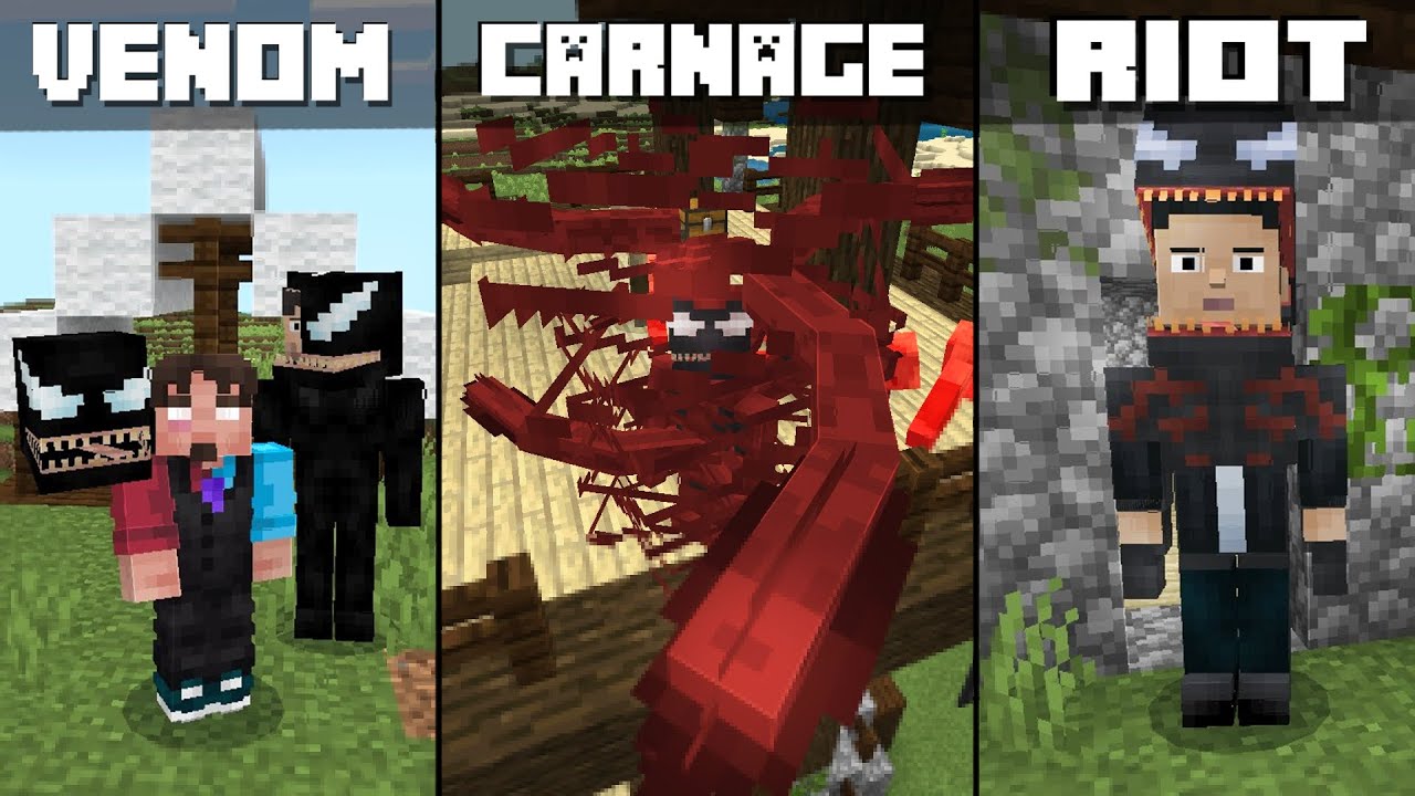 Venom by MeBesm - Addon Minecraft Bedrock