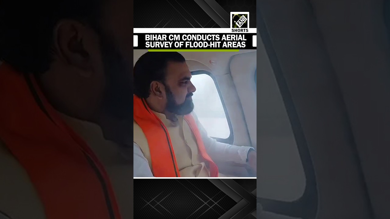 Bihar CM Samrat Choudhary conducts aerial survey of flood-hit areas amid Nepal deluge