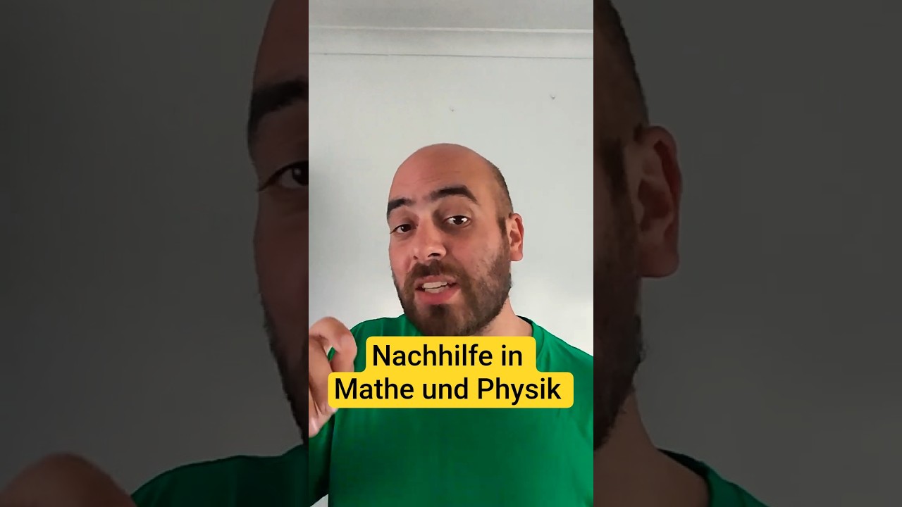 Brauchst Du Nachhilfe In Mathe Oder Physik?#mathemitdiego #physik #nachhilfe #mathe #physikmitdiego