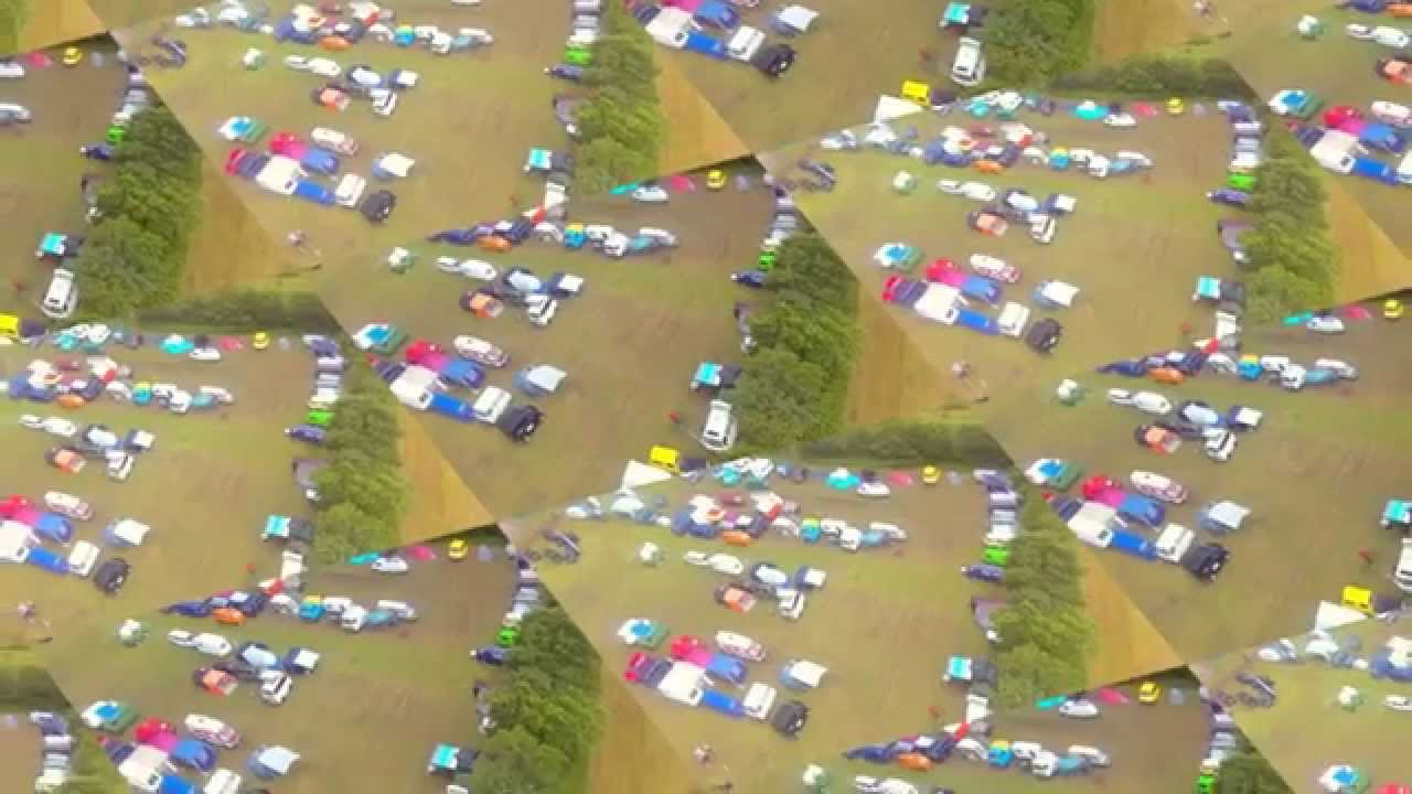 Bullitreffen Kropp 2015 von oben