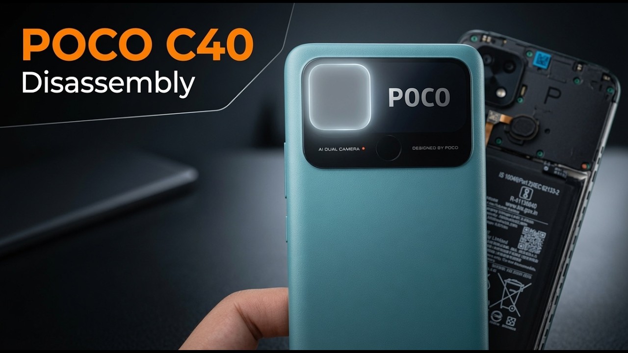Xiaomi Poco C40 Disassembly
