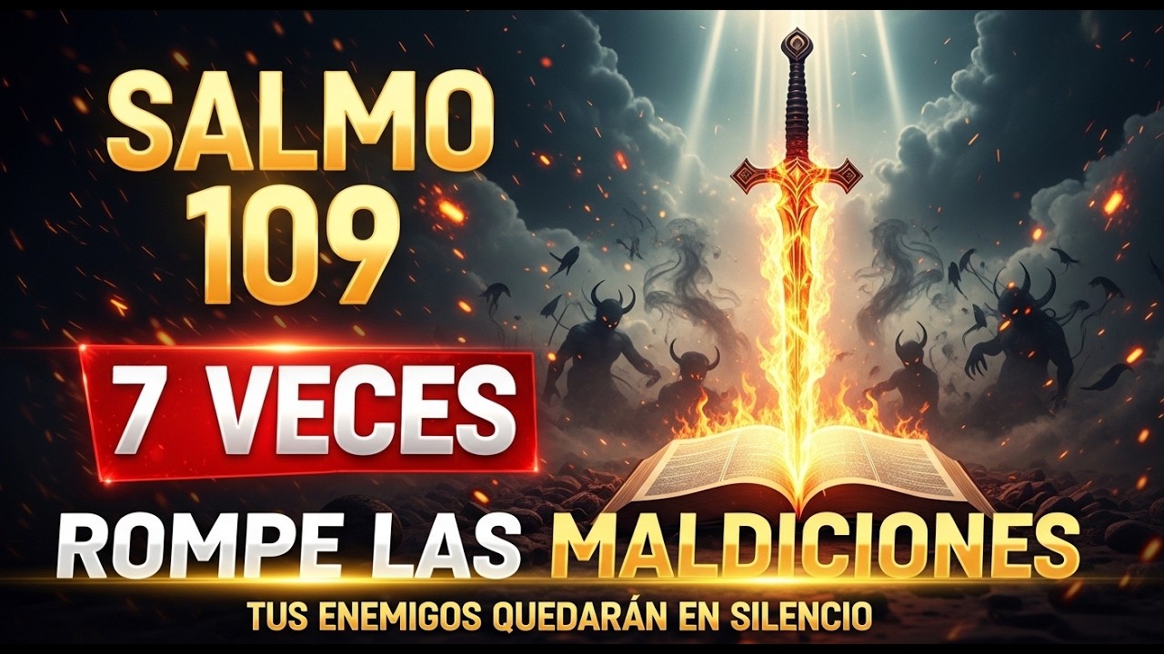 Recita 7 Veces el Salmo 109 — Rompe las Maldiciones y Reduce a tus Enemigos al Silencio 🙏🔥🛡️