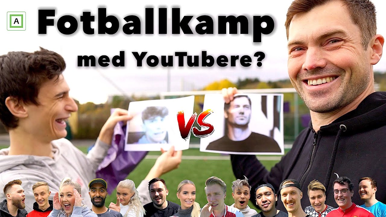 Fotballkamp med YouTubere? Hvem f&aring;r det beste laget 🤔