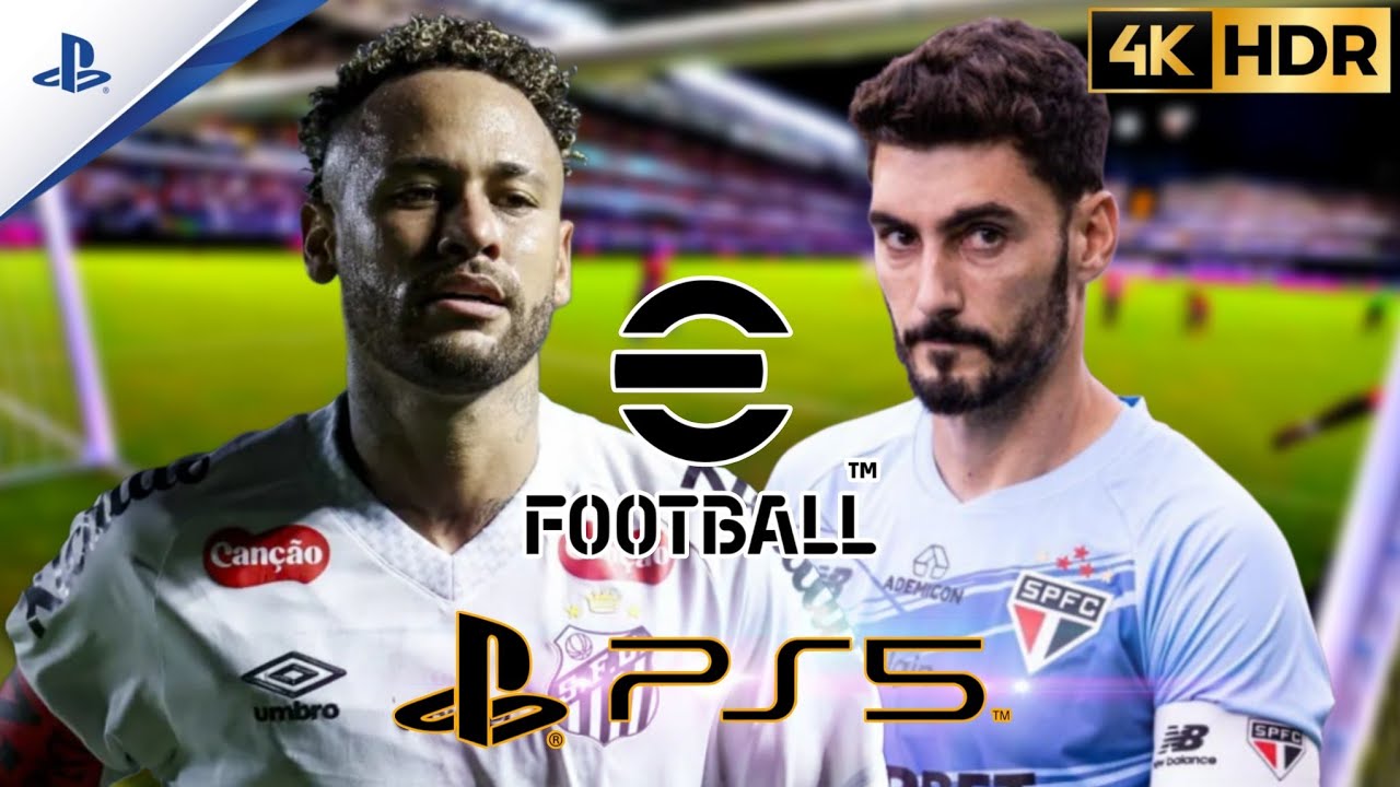 Santos FC vs. São Paulo | eFootball 2026, Gameplay PS5 4K HDR 60 FPS