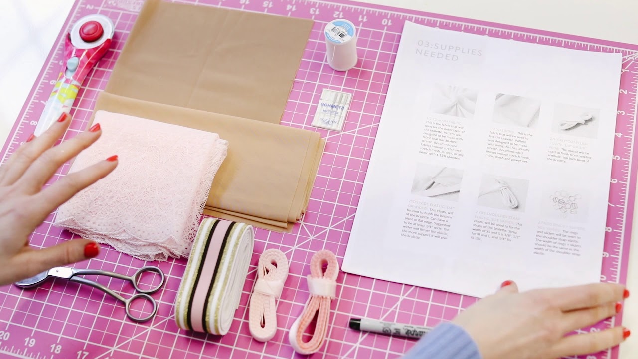 DIY LACE BRALETTE: Using Scallop Lace for the Barrett Bralette - Episode 2