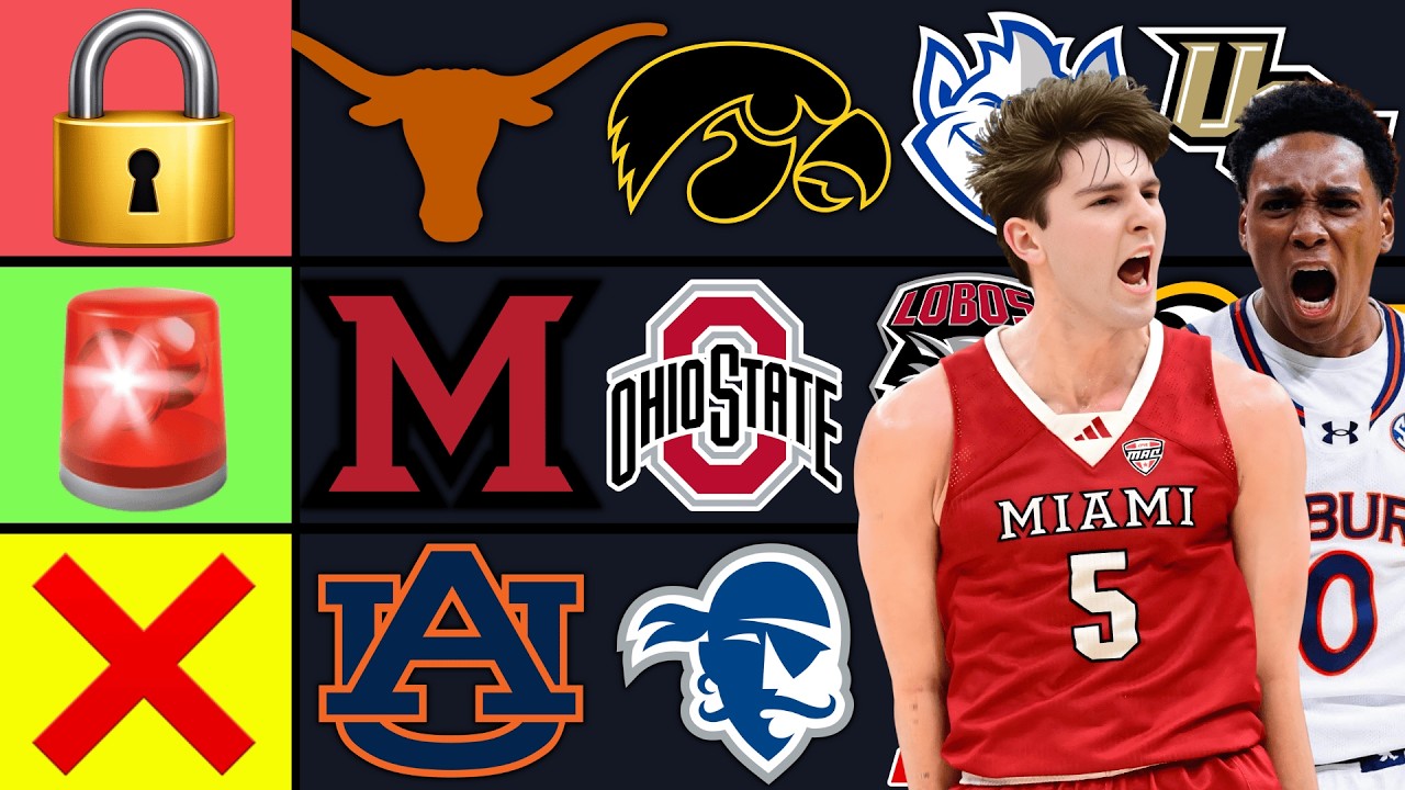 Tier Ranking EVERY March Madness Bubble Team | Who’s IN & Who’s OUT?