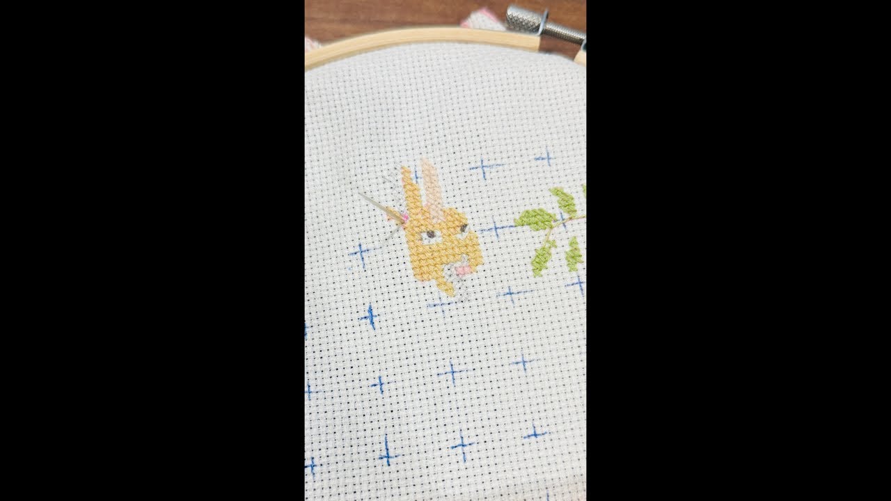 【刺繍】ピーターラビット75号③ベンジャミンバニーの顔、、！