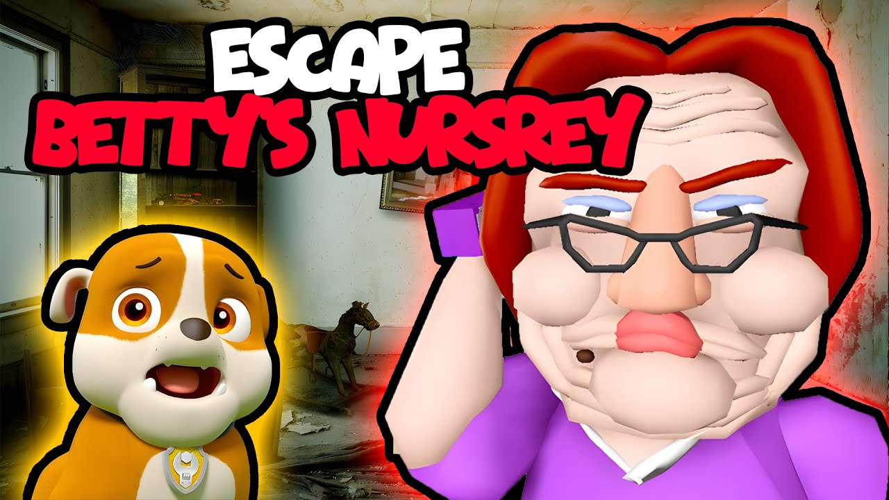 Escape the Betty's Nursery! | Roblox Funny Moments | Rubble in Roblox #obby #roblox