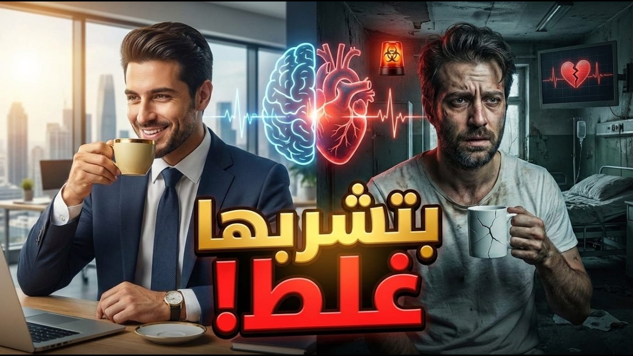 لو بتشرب القهوة غلط… أنت بتدمر تركيزك كل يوم ☕⚠️🚫