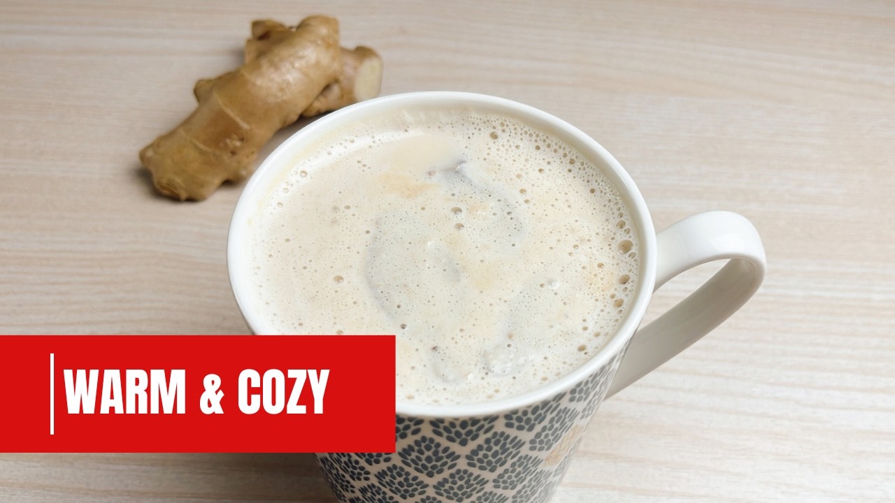 A Cup of Warm Comfort with Ginger Milk and Brown Sugar