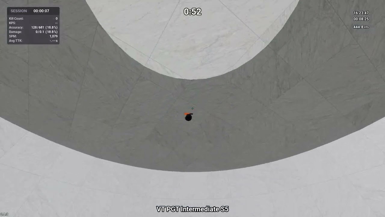 Kovaak's Voltaic Intermediate Benchmarks S5 attempt #1