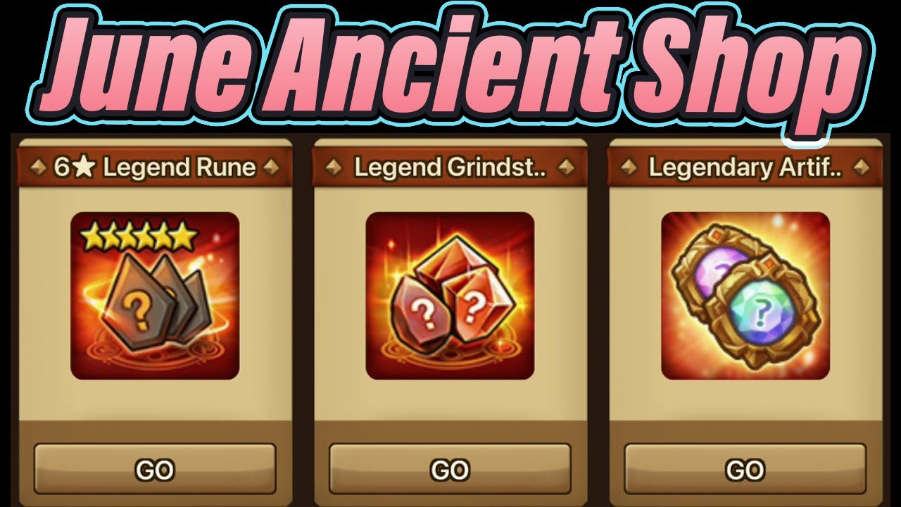 What I Bought | (Ancient Crystal Shop) Summoners War