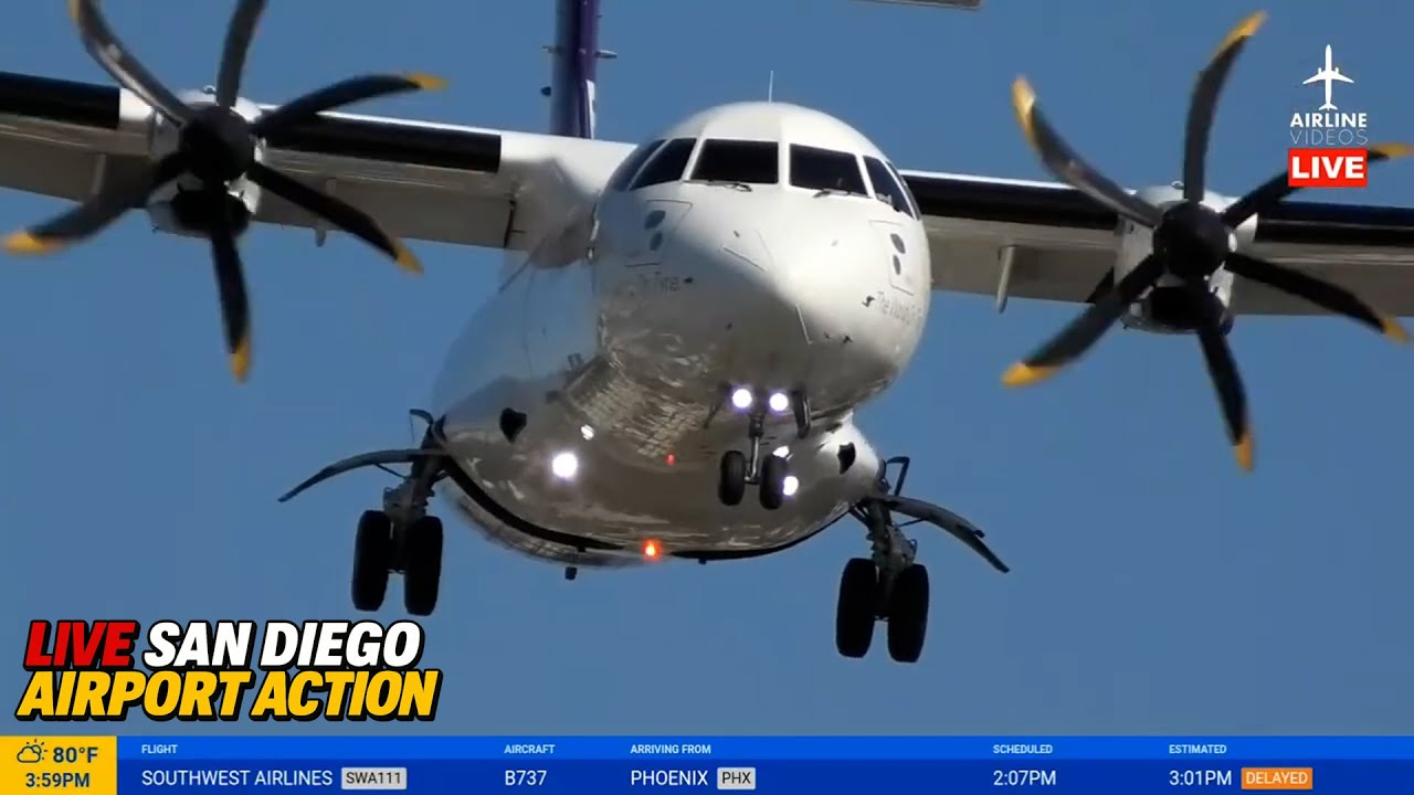 🔴LIVE SAN DIEGO (SAN) AIRPORT PLANE SPOTTING ACTION! (September 23rd, 2025)