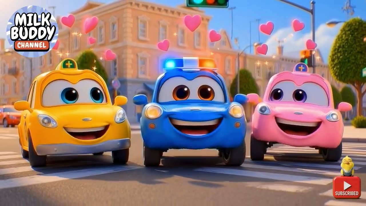 Voiture de police courageuse