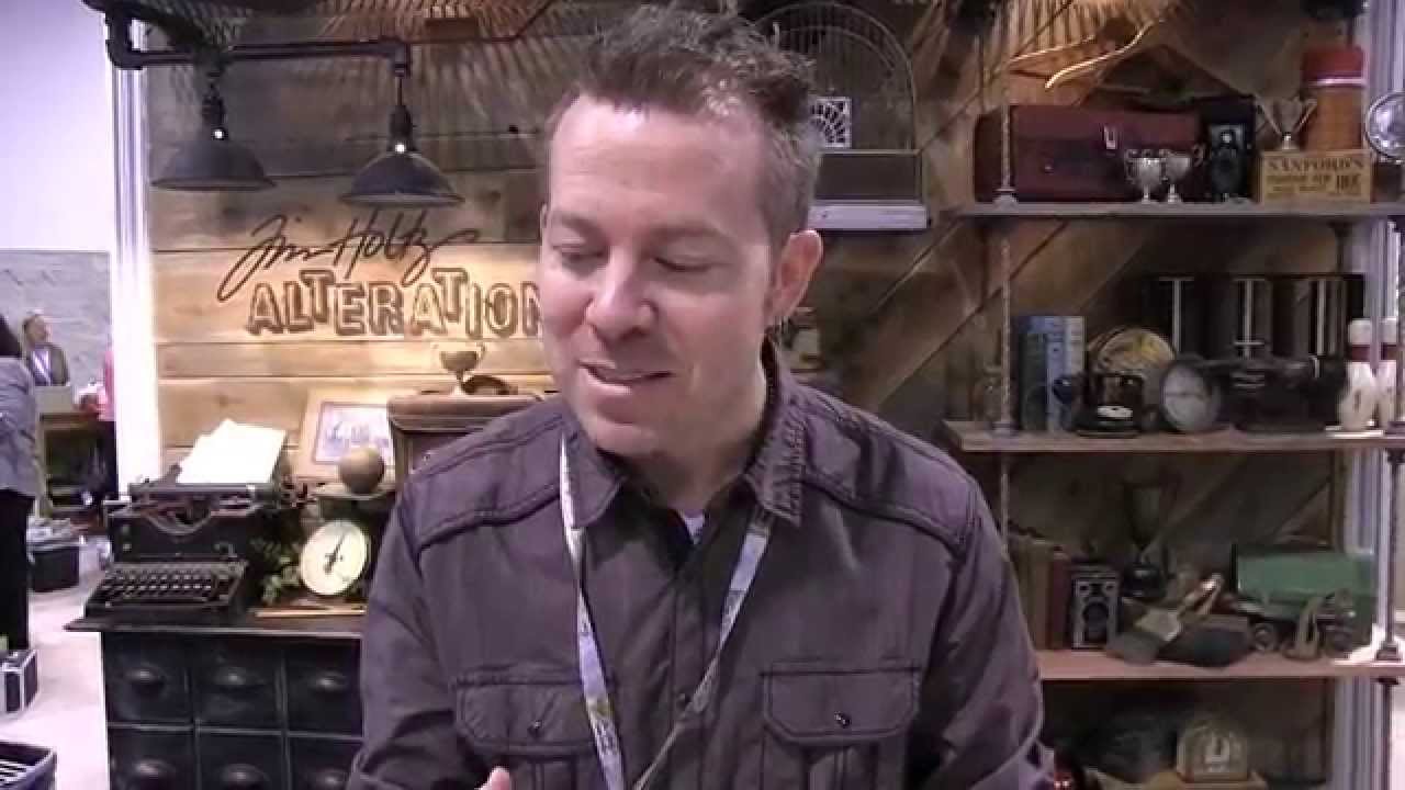 CHA 2015 - Sizzix Precision Base Plate with Tim Holtz Script Dies