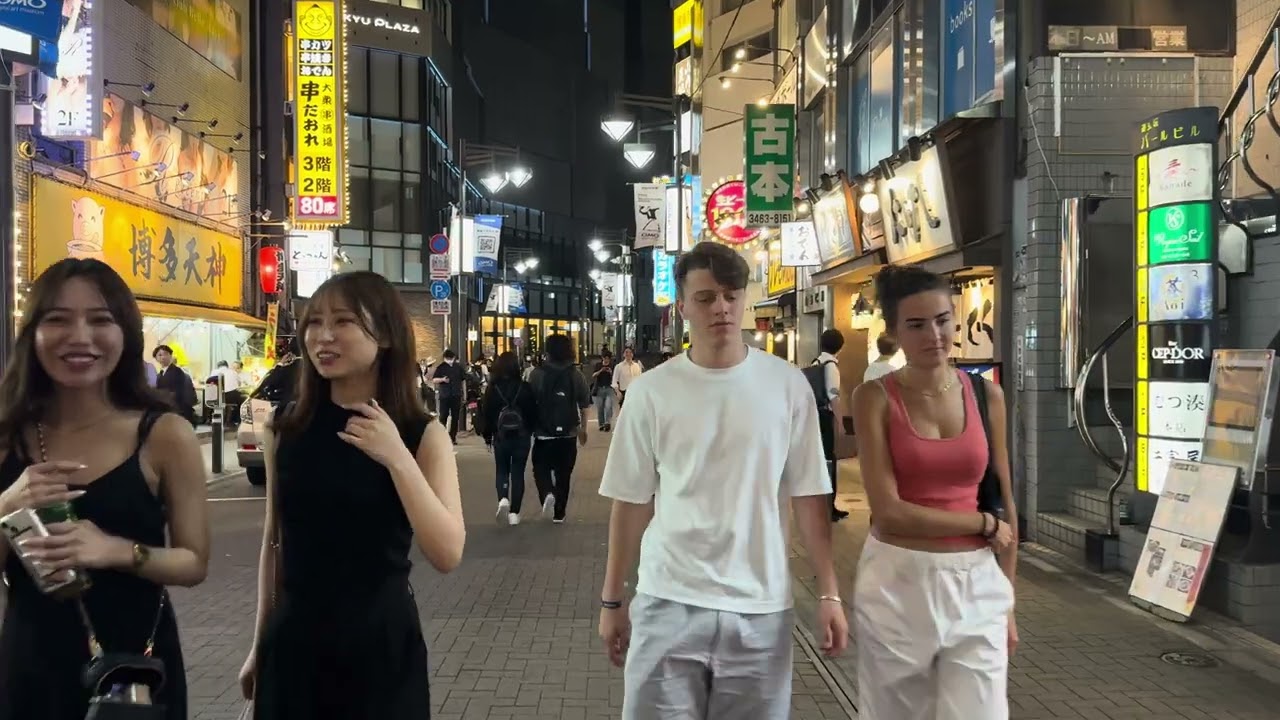 Shibuya To Naka Meguro at Night【4K HDR】- Japan Walk