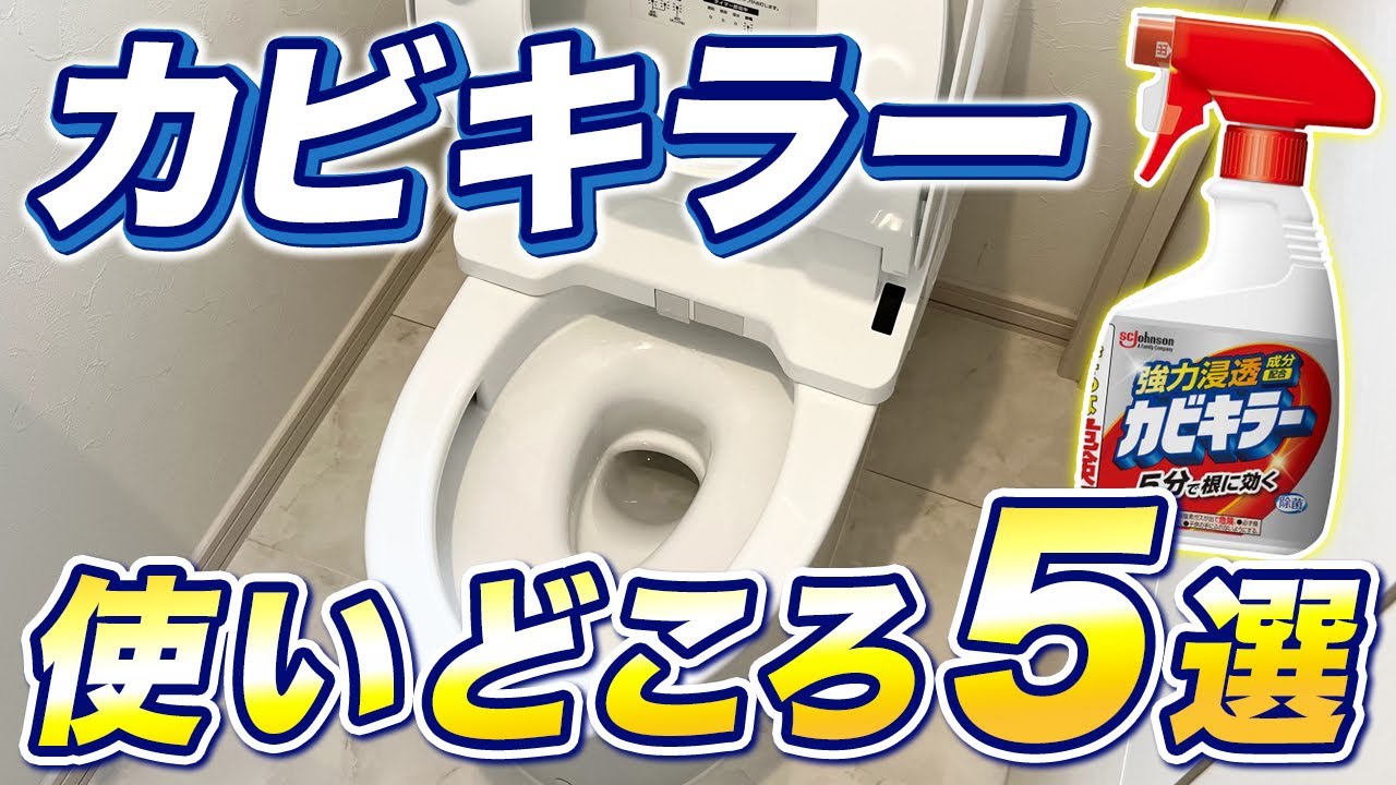 トイレ掃除で使える？カビキラーの使いどころ5選