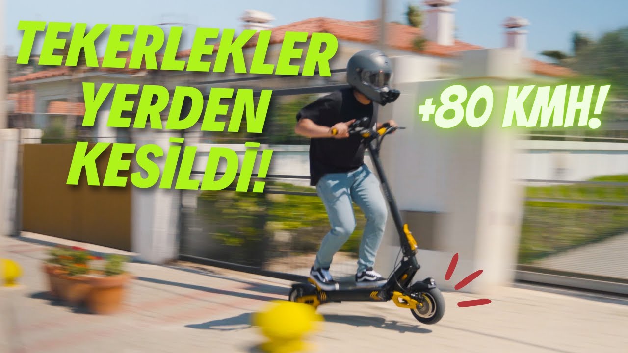 Alaçatı'da 60.000 TL'lik Elektrikli Scooter Kullanmak! | Tam Bir Şaka Makinası!