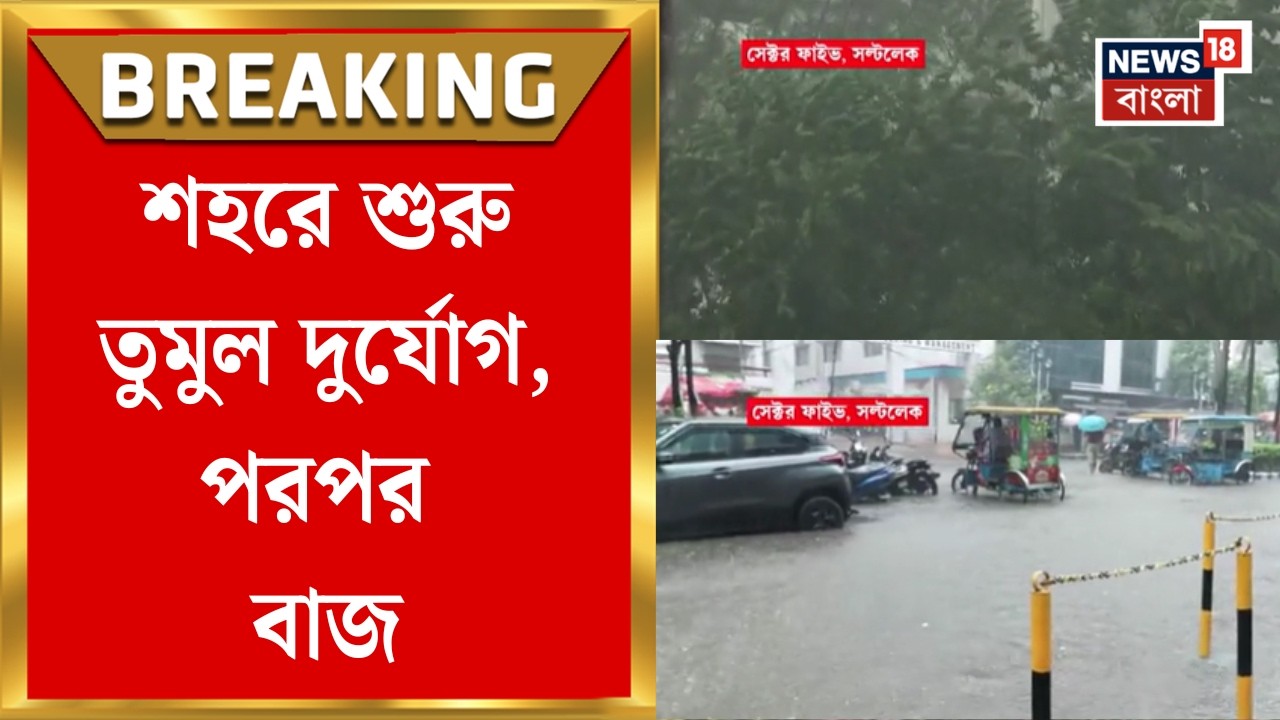 Kolkata Rain Update | দুপুরেই অন্ধকার, শহরে ঝেঁপে বৃষ্টি, আগামী ২৪ ঘণ্টায় বৃষ্টি বাড়ার পূর্বাভাস