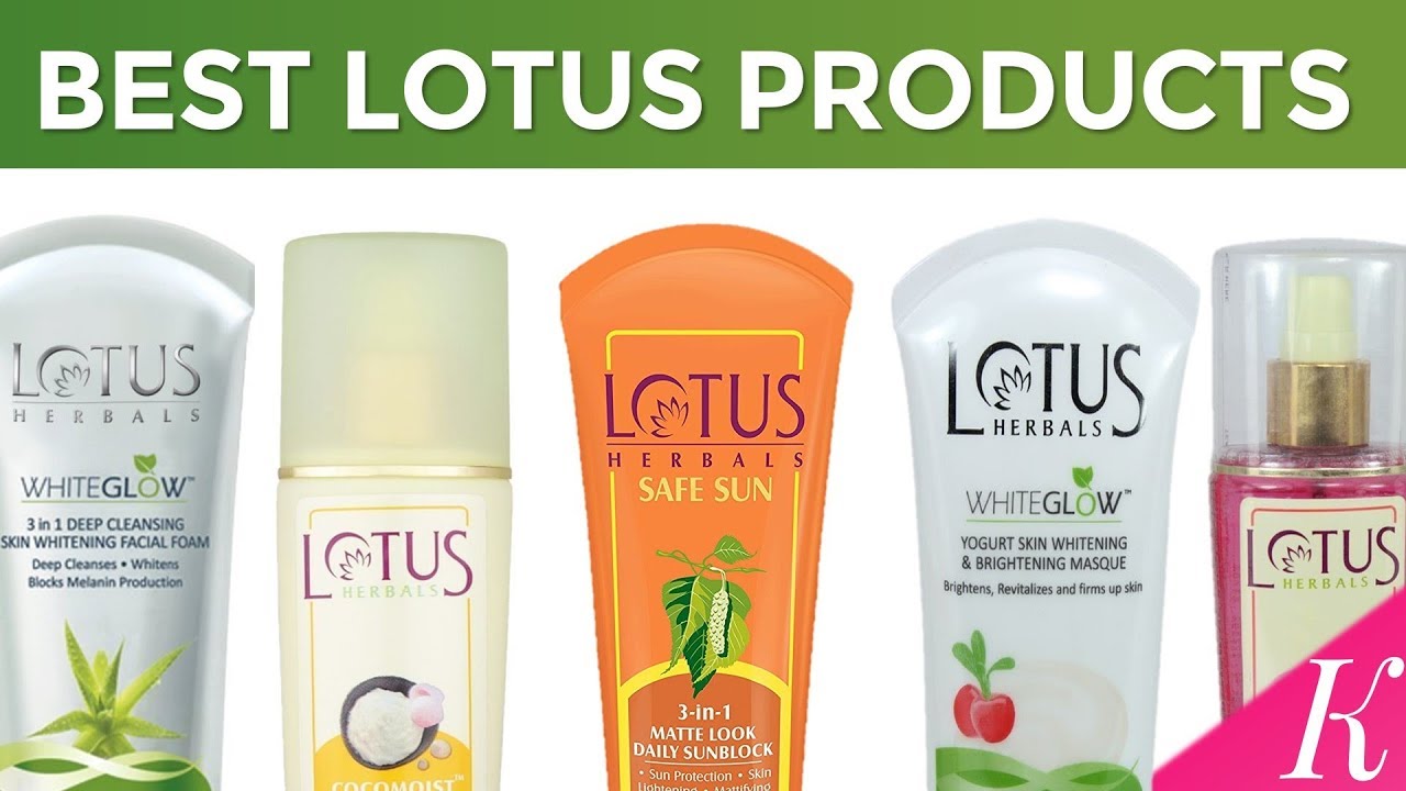 Top 10 Lotus Herbals Beauty Products with Price | Herbal & Natural Skincare Products