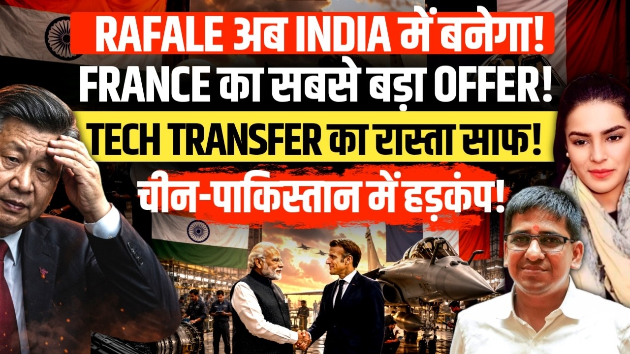 Rafale Made in India? France's Biggest Offer Yet | Tech Transfer & Defence Breakthrough| Amber Zaidi
