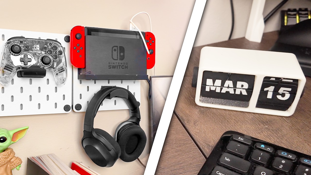 10 ESSENTIAL OFFICE 3D PRINTS YOU HAVE TO PRINT!
