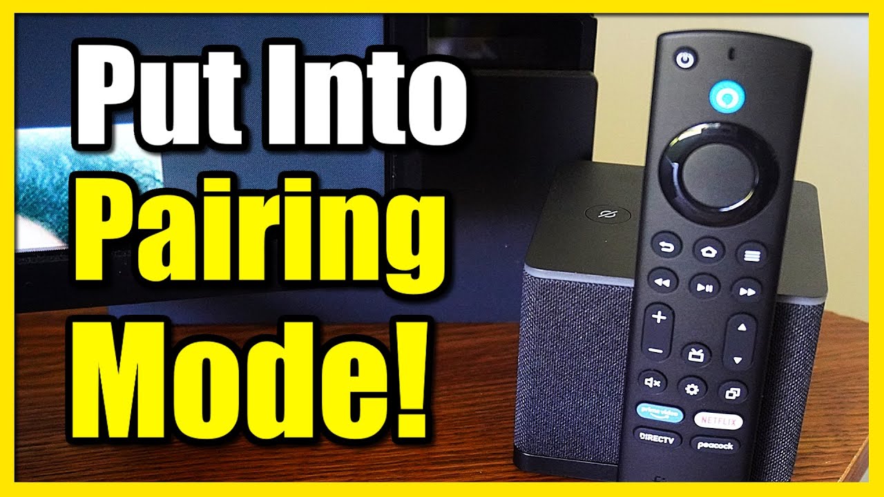 Как перевести пульт дистанционного управления Fire TV Cube в режим сопряжения по Bluetooth (подкл...