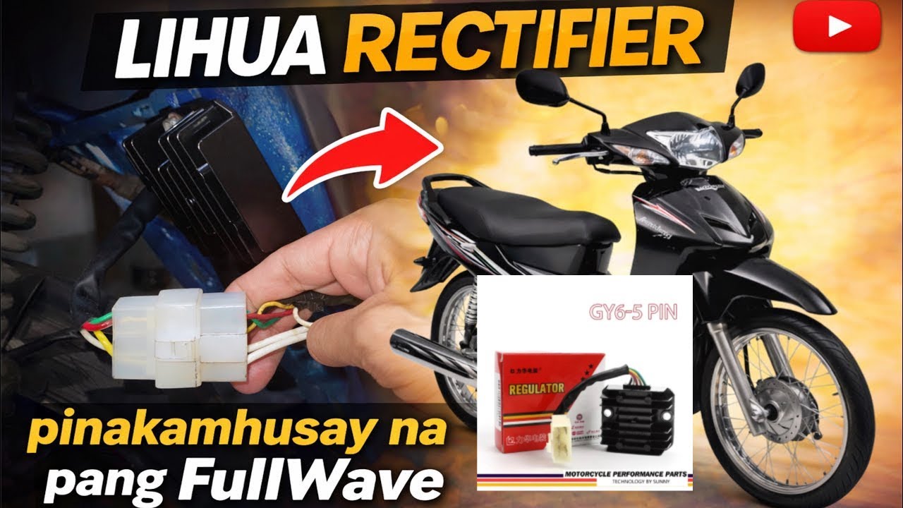 Updated ! How to FullWave Motorcycle Using Lihua Rectifier 5 Pin | 2026