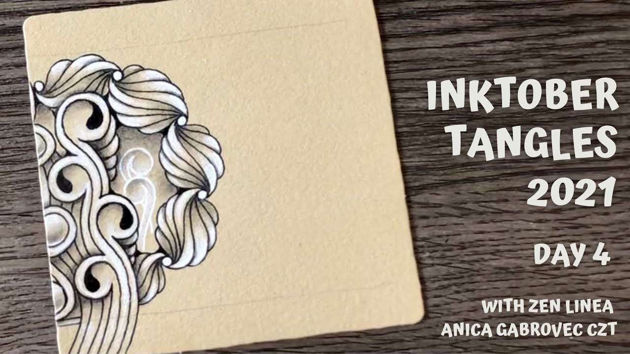 Inktober Tangles 2021 • Day 4 • Whipdcreem