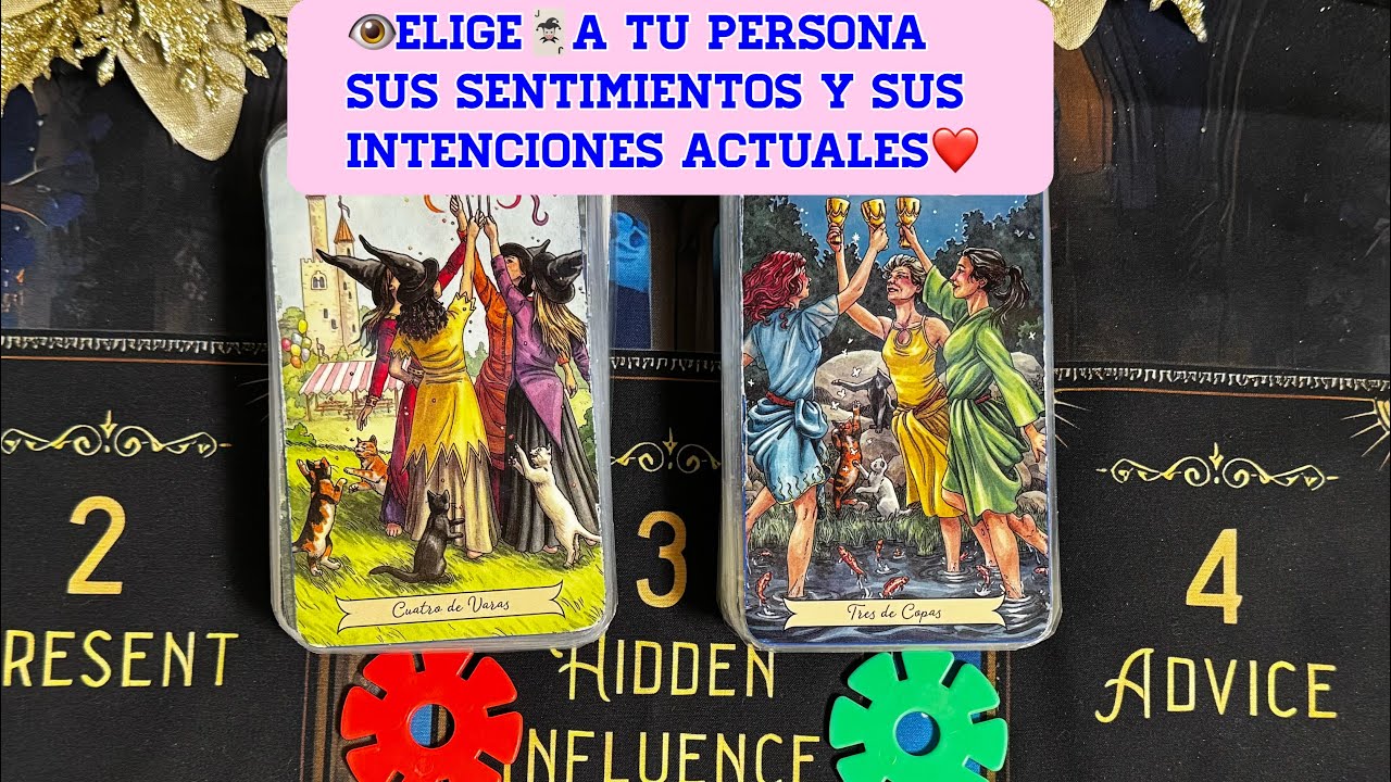 ELIGE 🥰 TU PERSONA 💗 SUS SENTIMIENTOS E INTENCIONES ACTUALES😏