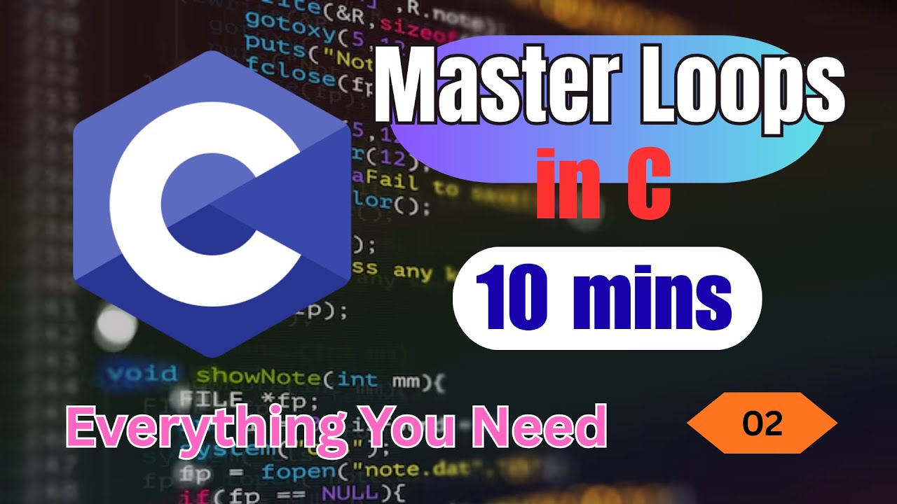 Loops in C Explained Clearly | for, while & do-while