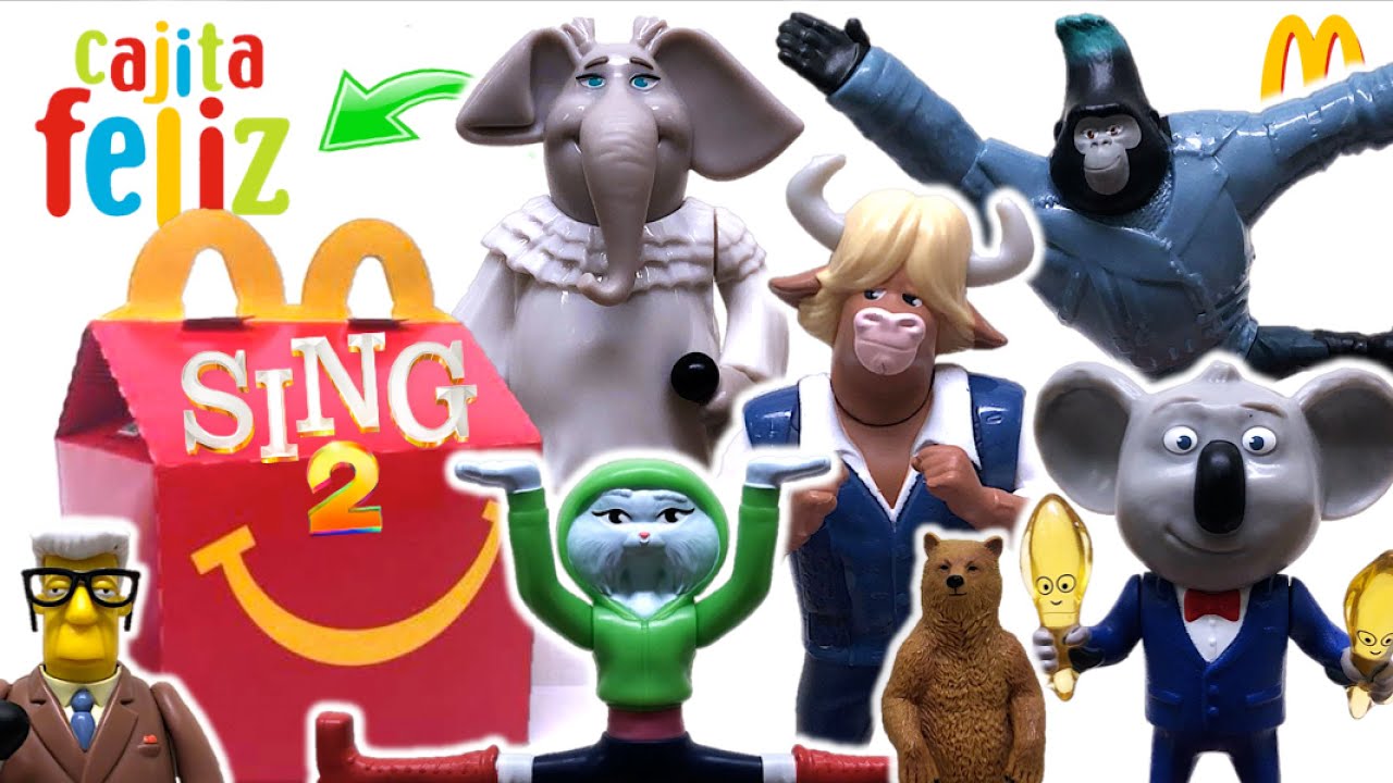 Cajita Feliz - SING 2 ¡Ven y Canta de Nuevo! - Colección Internacional McDonald's (2022) - TOY SHOTS