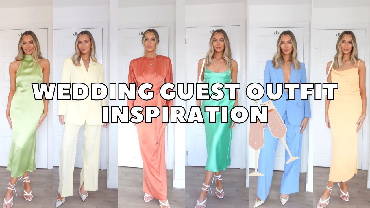 WEDDING GUEST OUTFITS HAUL & TRY ON | ALEXXCOLL
