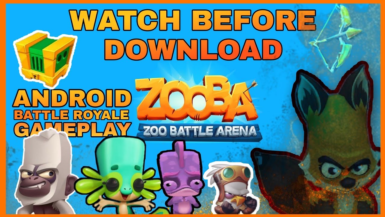 ZOOBA BATTLE ROYALE ANDROID GAMEPLAY 2021