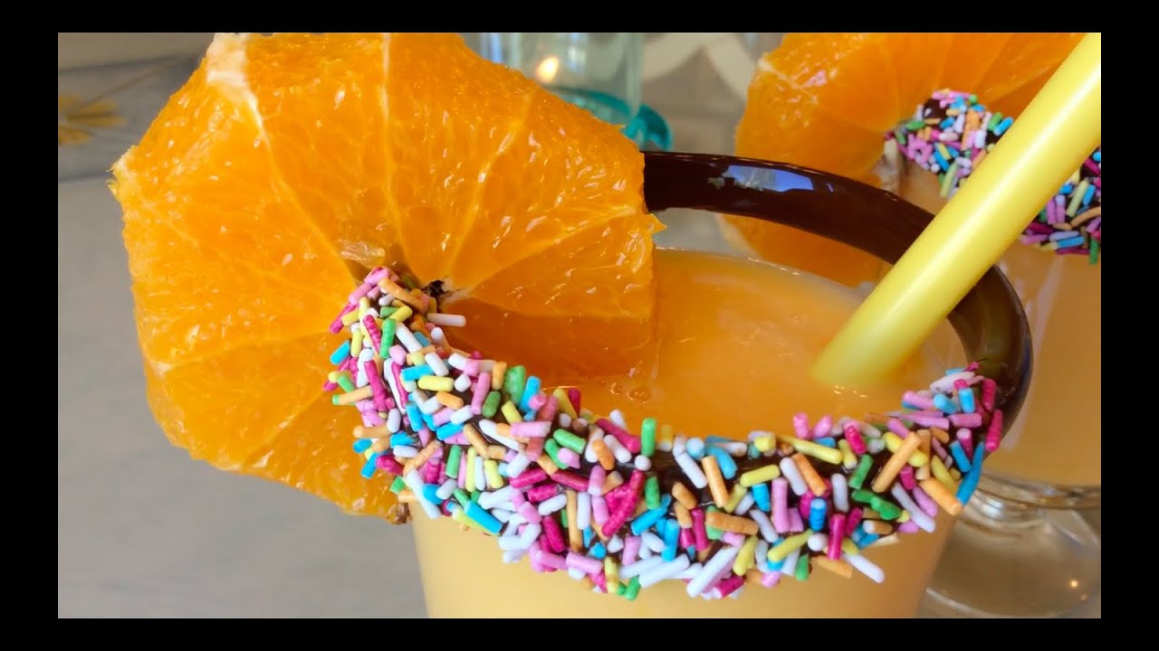 orange milkshake