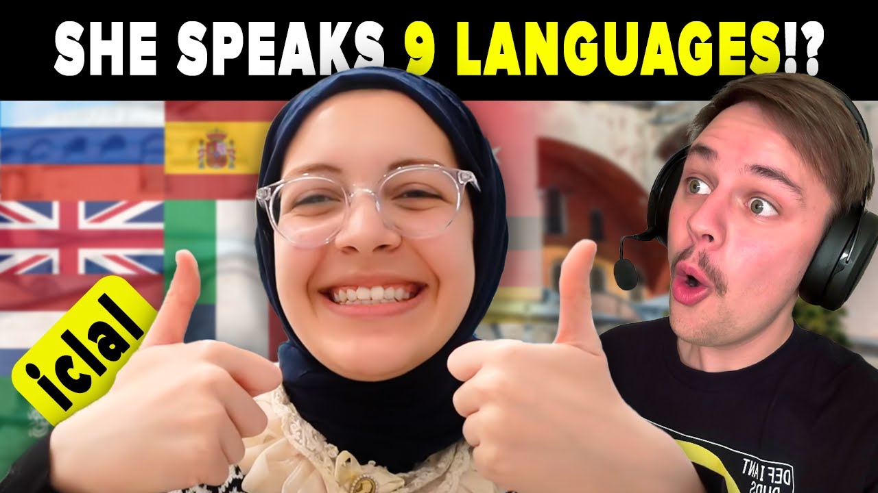 18 year old POLYGLOT speaks 9 LANGUAGES! - Multilingual conversation @İclal