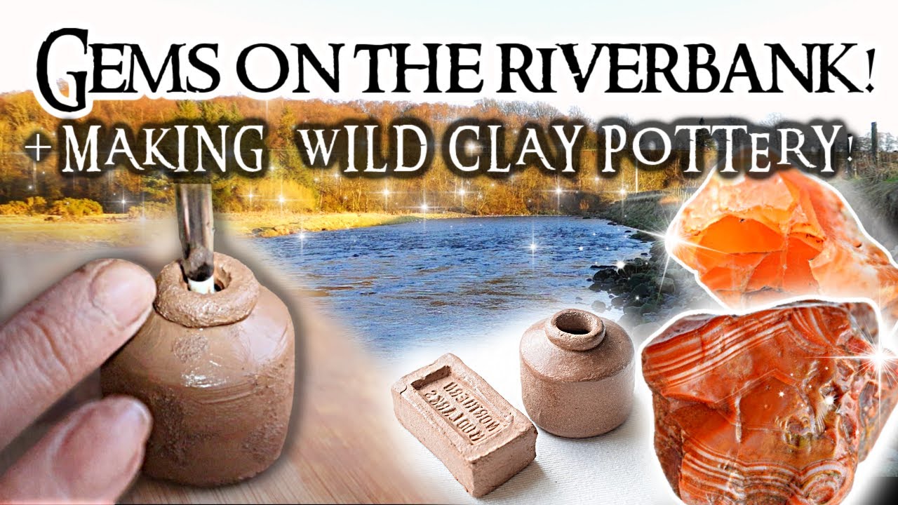 We Find Scottish Agate & Make Wild Clay Pottery for the First Time!