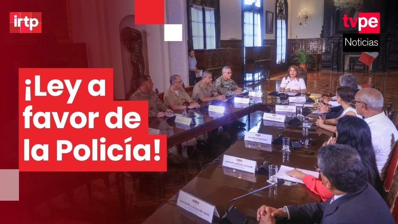 Gobierno promulga ley que faculta a la PNP el uso de armas de fuego en casos de flagrante delito