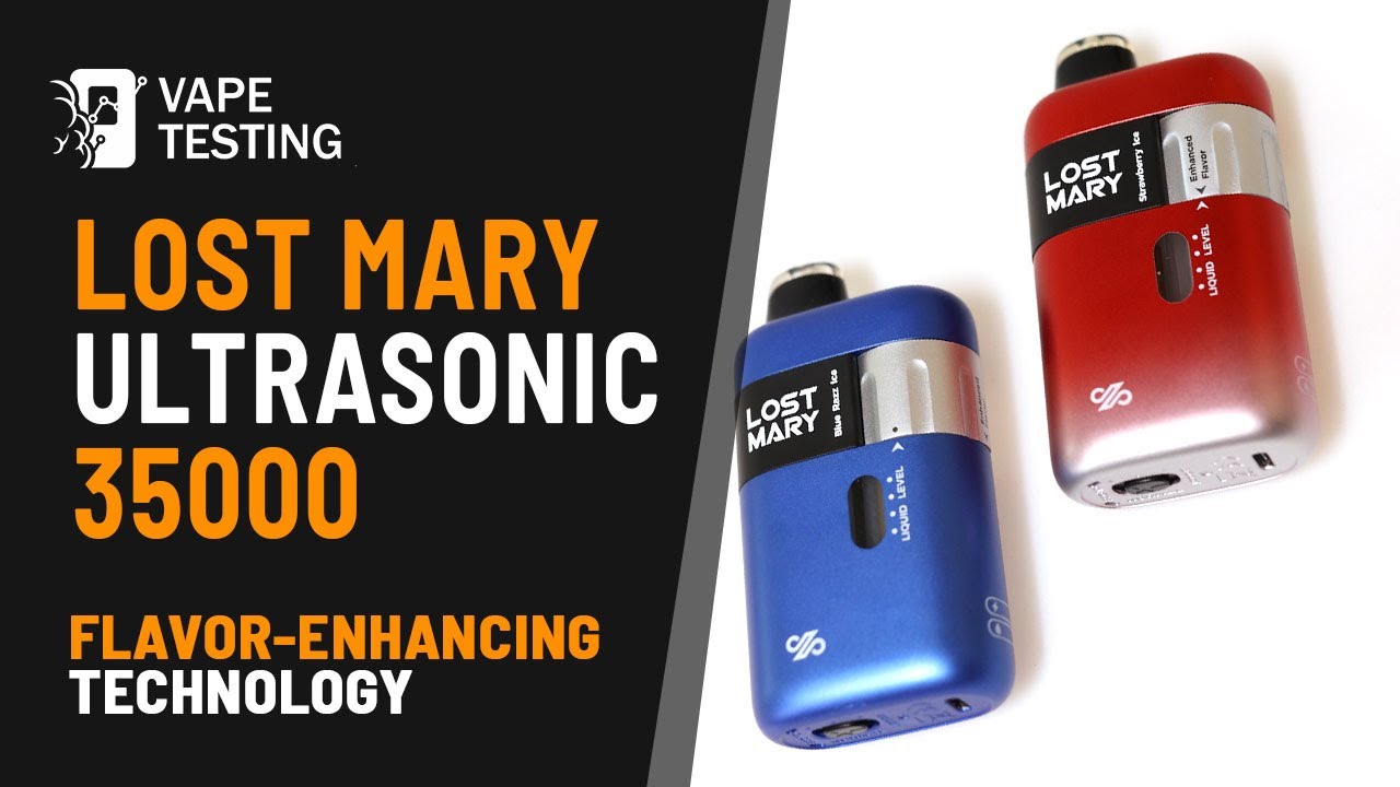Lost Mary Ultrasonic 35000 | Dual Vaporization: Ultrasonic Atomization + Double Mesh Heater