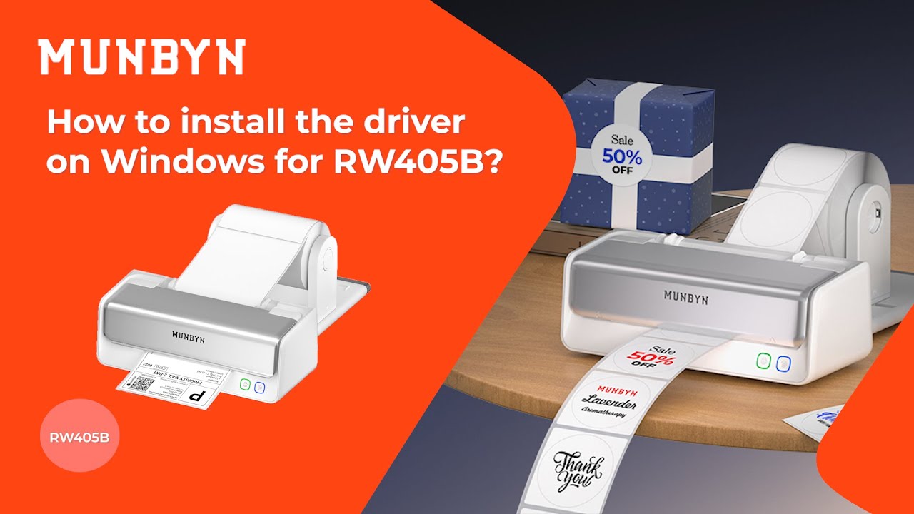 【RW405B】How to install the driver on Windows for RW405B with USB cable?