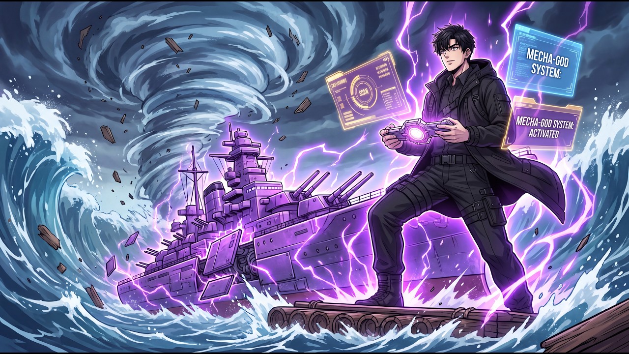 I Upgraded a Broken Raft into a Purple Battleship with My 