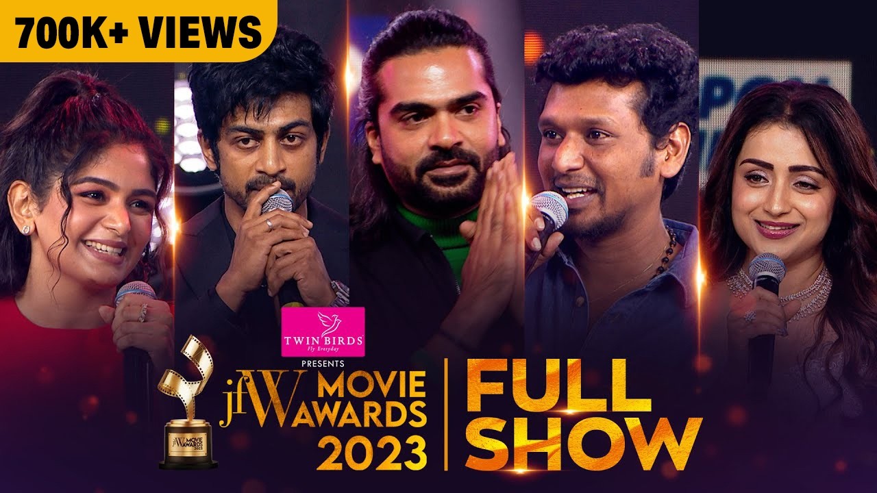 JFW Movie Awards 2023 Full Episode| OFFICIAL FULL VIDEO| #jfwawards #trisha #simbhu #lokeshkanagaraj
