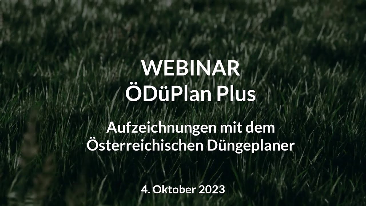 Webinar - ÖDüPlan Plus - Neuerungen 4. Oktober 2023