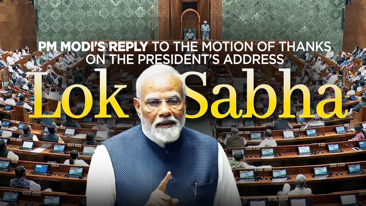 Budget Session Live | PM Modi Live | Motion of Thanks on The President's address
