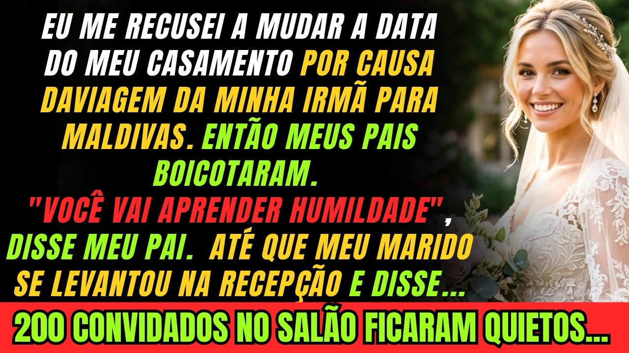 Meus Pais Abandonaram Meu Casamento pela Viagem da Minha Irmã—Anos Depois, Ela Estava na Pior