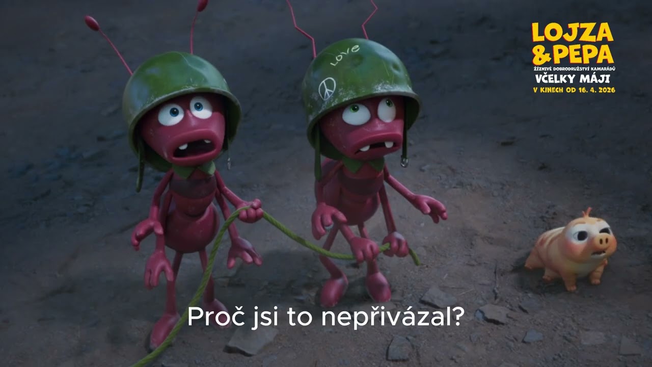 Lojza a Pepa: Žiznivé dobrodružství kamarádů včelky Máji - Teaser - V kinech od 16. 4. 2026