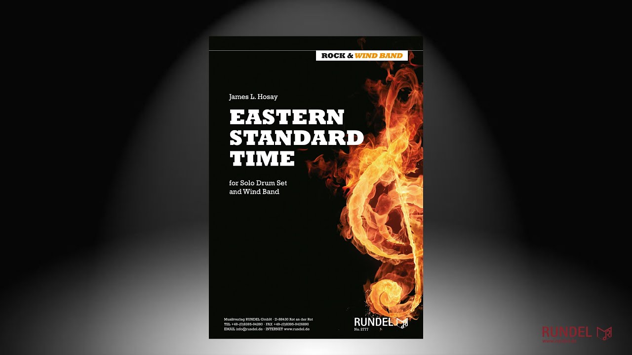 Eastern Standard Time (Solo Drum Set & Wind Band) | James L. Hosay